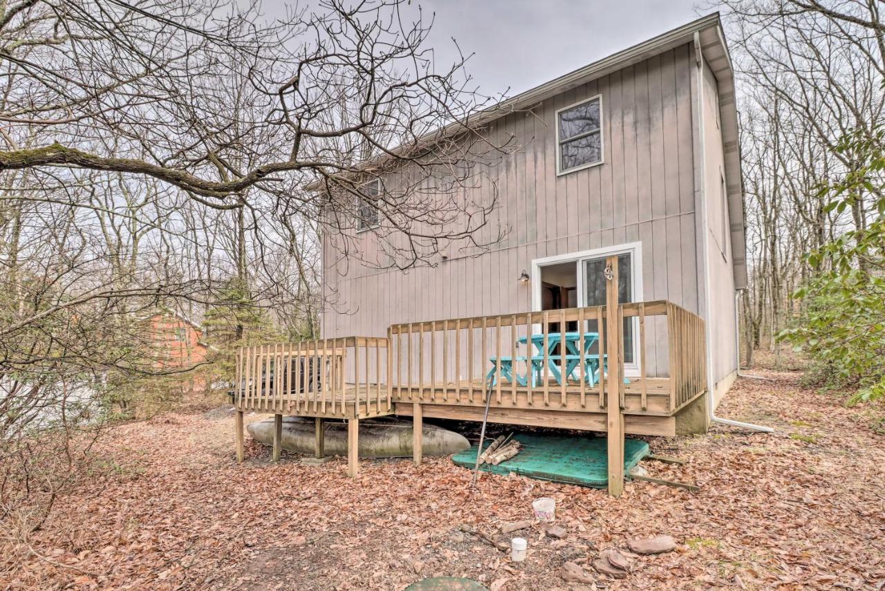 Secluded Poconos Home With Decks About 1 Mi To Lake Jim Thorpe Kültér fotó